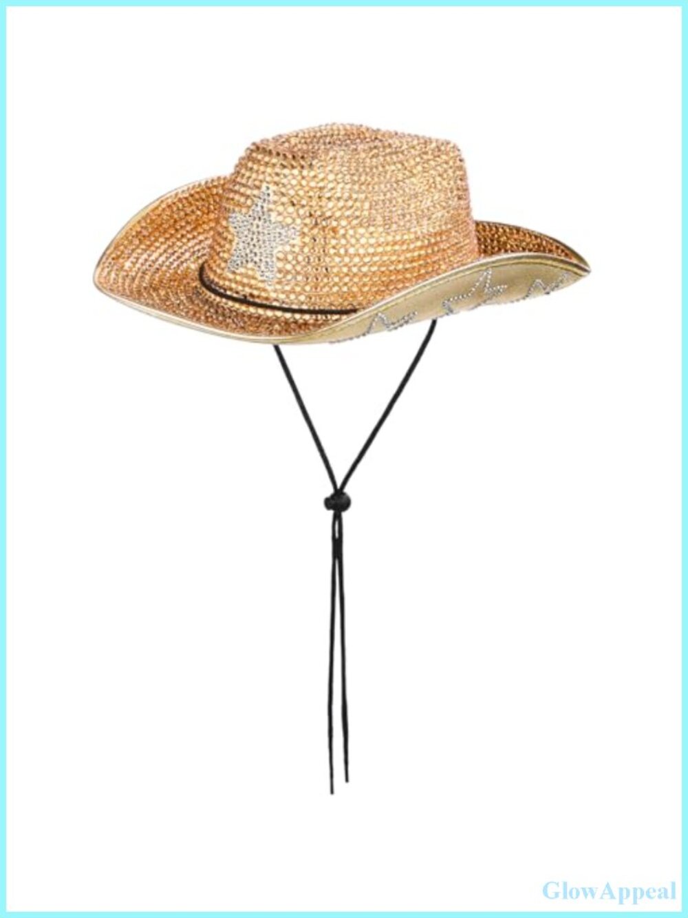 Rhinestone Cowboy Hat for Women Fits L